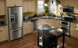 Integration With Appliances of kitchen design