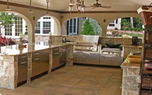 What are Waterproof Outdoor Kitchen Cabinets Made of