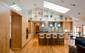 Decorating Above Kitchen Cabinets with High Ceilings