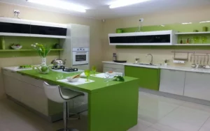 Aesthetic Appeal of Acrylic Kitchen Cabinets