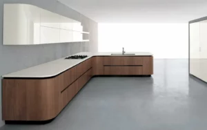 Customization of italian kitchen cabinet