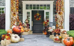 Pumpkin Display for Home Outside